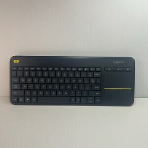 LOGITECH K400+ Wireless Keyboard and Trackpad Y-R0055 No Dongle Black